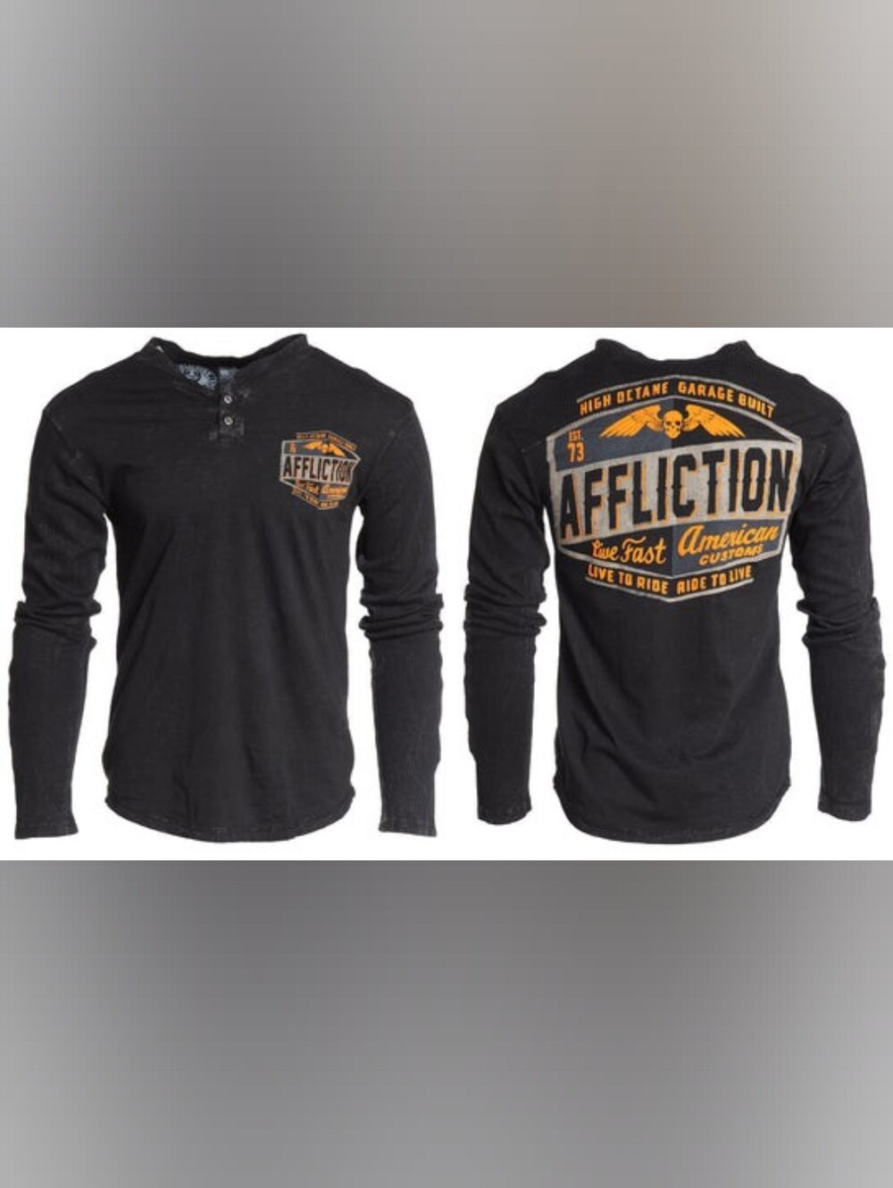 NWT | Affliction American Customs Beater Panel Graphic Tee | Small